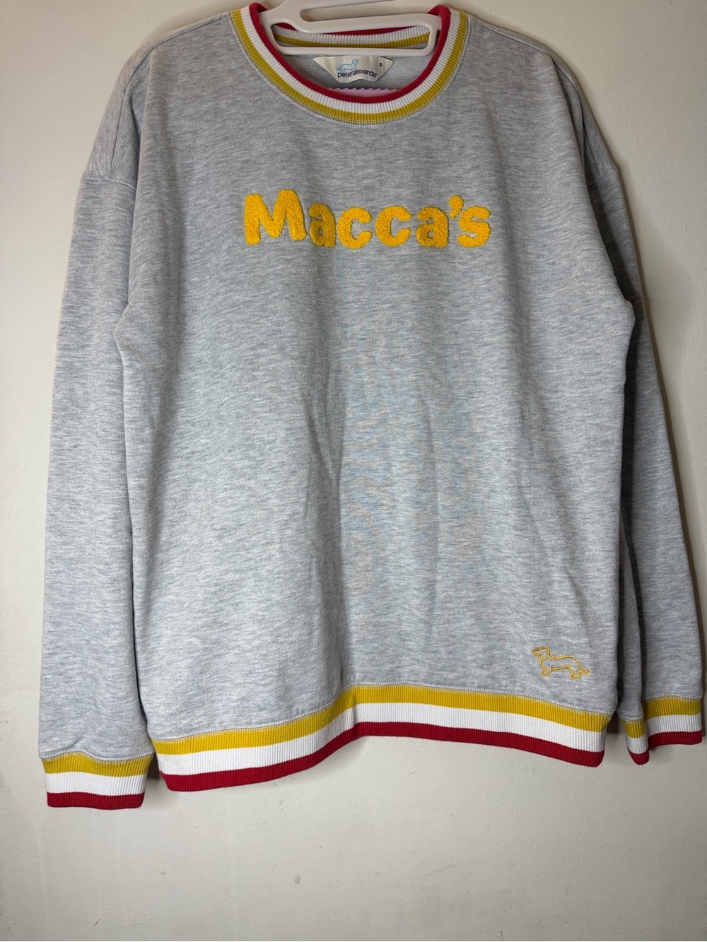 Peter Alexander x McDonald’s Macca’s Crewneck Sweatshirt Gray Small